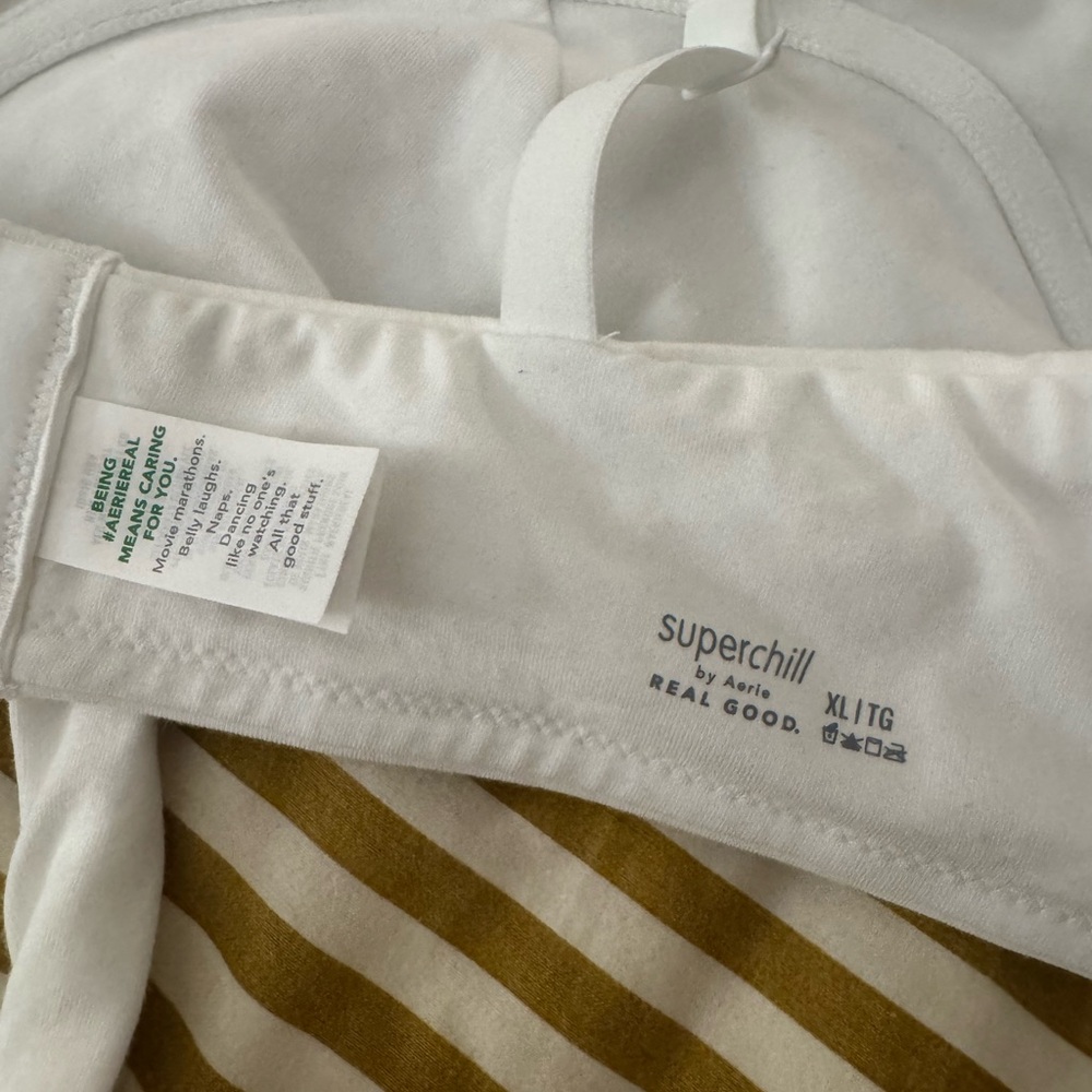 aerie White Cotton Underwire Style Bra - Picture 3 of 3